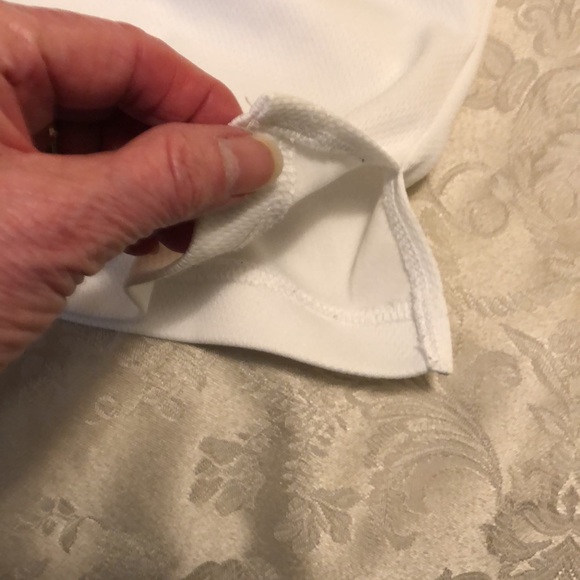 RIGGINS PERFORMANCE COOL MAX XL WHITE SHORT STRAIGHT SLEEVE GOLF SHIRT #… - Picture 6 of 9